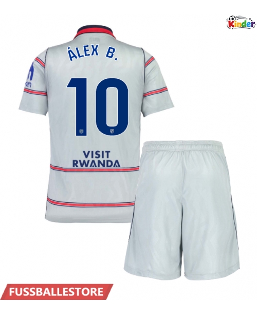 Günstige Atletico Madrid Alex Baena #10 3rd trikot Kinder 2026-27 Kurzarm (+ Kurze Hosen)